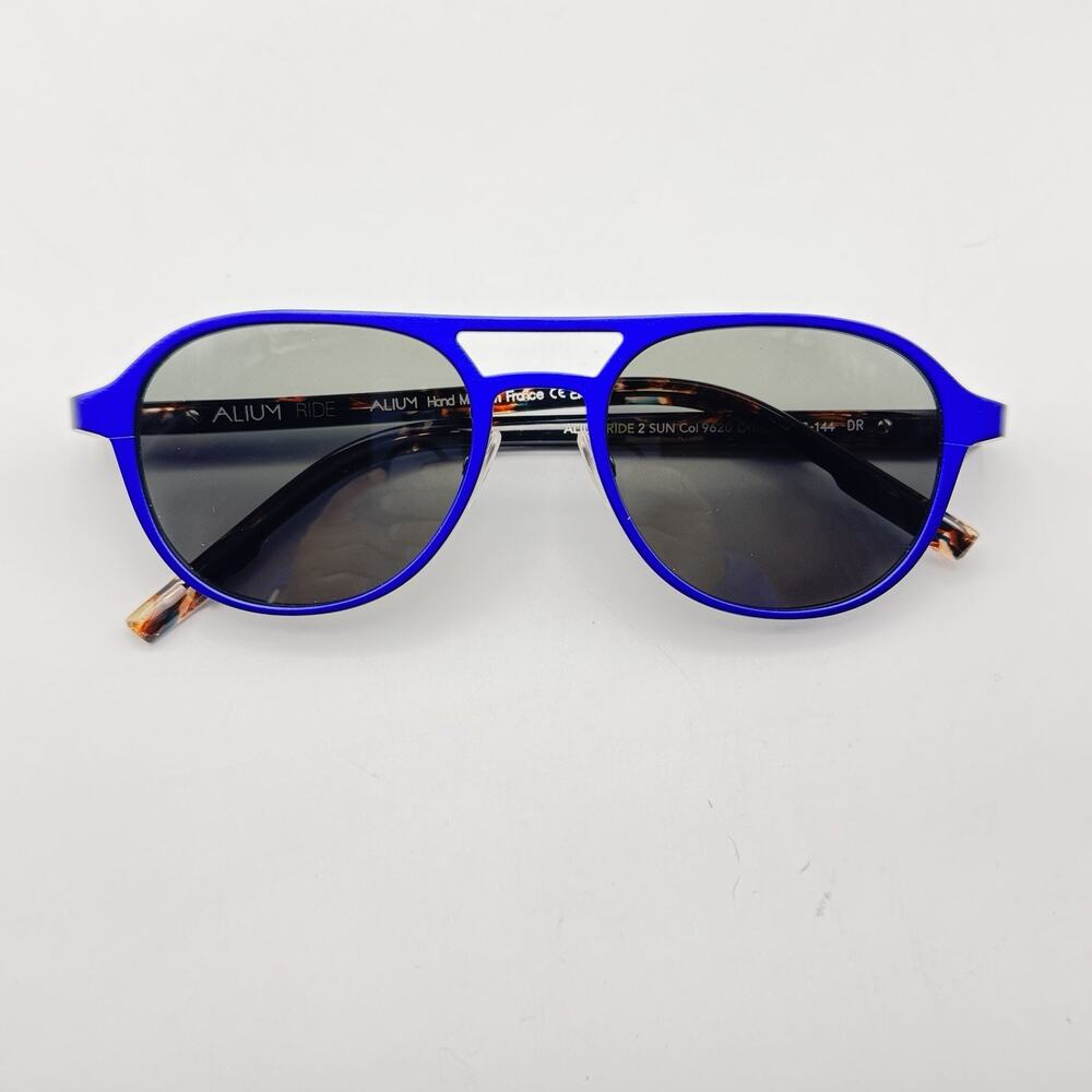 Face a Face Sunglassses Alium Ride 2 Col. 9620 Blue Aviator Frame Gray Lens 52mm
